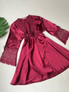 Claret Red Giant 8 Piece Nighty Set