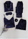 6 IN 1 SILK NIGHT SUIT SET